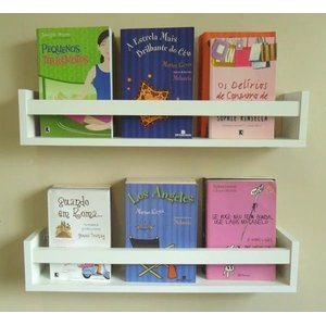 Prateleira para Livros Infantil - 2 Unidades de 60cm de Comprimento