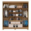 Ver imagem 7 de Guarda Roupa Casal Espelho Bilbao 4 Porta 4 Gavetas Amendola