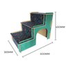 Escada MDF Para Cachorro e Gatos - Verde Ladrilho - 2