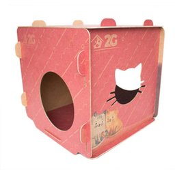Casinha para Gatos - Cubo Vermelho - 3