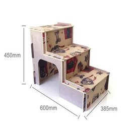 Escada MDF Para Cachorro e Gatos - Roxa - 3