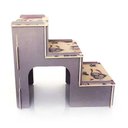 Ver imagem 2 de Escada Mdf para Cachorro e Gatos - Roxa