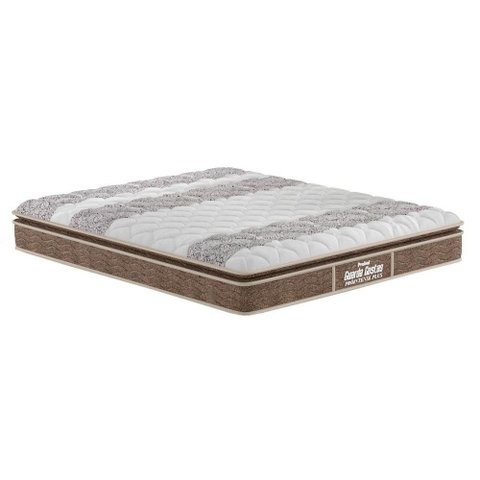 Colchão Viúva Anatômico D33 / Firmepedic Guarda Costas Próintense Plus Pillow Top Brown (