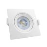 Spot Led Taschibra Alltop 5w Quadrado Embutir Mr16 38° - Luz Fria 6500k - 11