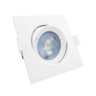 Spot Led Taschibra Alltop 5w Quadrado Embutir Mr16 38° - Luz Fria 6500k - 5