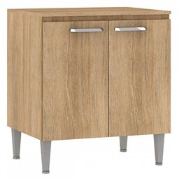 Balcão de Cozinha Max 2 Portas Carvalho - Fellicci - 1