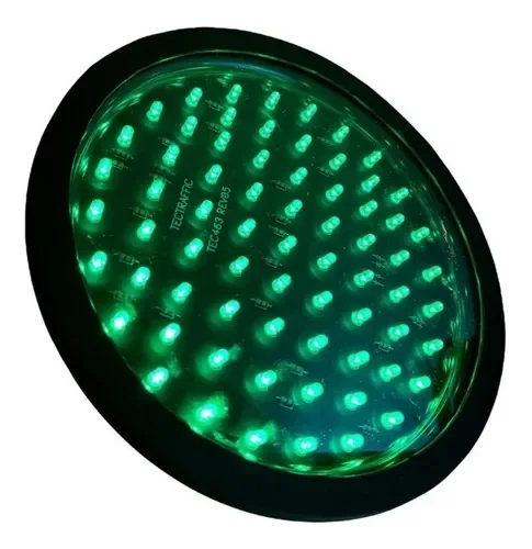 Bolacha Led Verde Para Semáforo Conforme Abnt Nbr:verde - 3