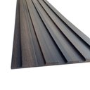 Ver imagem 5 de Painel Ripado Compacto 01: Unid. 274x25cm Larg. Talatto Painéis Imbuia