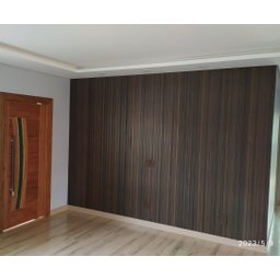 Painel Ripado Compacto 01: Unid. 274x25cm Larg. Talatto Painéis Imbuia - 3