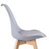 Cadeira Leda - Monty - Cinza Claro - 3