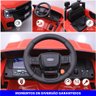 Carro Elétrico Infantil Ford Ranger Vermelho 12v com Controle Remoto Luz de Led e Volante com Sons D - 3