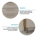Ver imagem 4 de Cozinha Compacta 165,40cm 7 Portas e 2 Gavetas com Tampo 353 Luciane Móveis