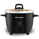 Ver imagem 1 de Elite Gourmet Panela Elétrica de Arroz 10 Xícaras com Panela de Aço Inox (preto)