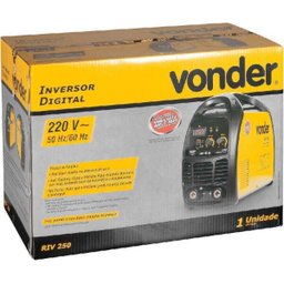 SOLDA INVERSOR DIGITAL VONDER 250A RIV250 220V - 3