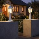 Ver imagem 2 de 2 Balizadores Moderno Branco para Jardim e Muro Lente Fosca Injetado Termoplástico Dital