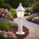 Ver imagem 3 de 2 Balizadores Moderno Branco para Jardim e Muro Lente Fosca Injetado Termoplástico Dital