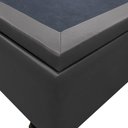Ver imagem 3 de Base Box Baú para Cama Casal King 192x203cm Bipartido Liz S05 Sintético Cinza - Mpozenato