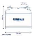 Ver imagem 6 de Tanque 10.000 Litros Azul Polietileno Fibromar