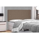 Ver imagem 4 de Cabeceira Painel King 1,95m Tânia Suede Caramelo