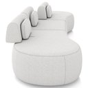 Ver imagem 6 de Sofá 4 Lugares 366cm Orgânico Mellanie Boucle Cru Z32 - Mpozenato