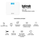 Ver imagem 3 de Balança Digital Pessoal Slim-180 Balmak
