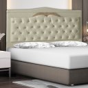 Ver imagem 2 de Cabeceira de Cama Box Helena Casal 140 Cm Capitonê Retro Botão Encapados Suede Porcelana Eli Móveis