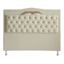 Ver imagem 1 de Cabeceira de Cama Box Helena Casal 140 Cm Capitonê Retro Botão Encapados Suede Porcelana Eli Móveis