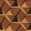 Ver imagem 1 de Papel De Parede Madeira Marrom Textura Rústica - 10mx50cm