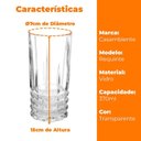 Ver imagem 7 de Jogo de Copos de Vidro Transparente 6 Peças Simetria
