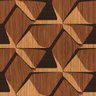 Papel De Parede Madeira Marrom Textura Rústica - 12mx50cm - 1