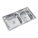 Ver imagem 5 de Kit Cuba Pia Dupla Cozinha Gourmet com Acessórios e Torneira Flexível Silicone Aço Inox Brinovar