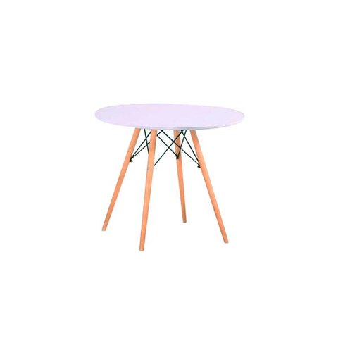 Mesa Eames Eiffel 90cm Branco