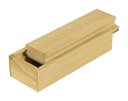 Ver imagem 2 de Conj 3 Apagadores com Depósito Porta Giz Pinus Luxo Envernizado 18x7x5,5 Cm 2816 - Souza