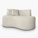 Ver imagem 5 de Sofá Orgânico 2 Lugares Curvo Feijão Design Elegante Suede