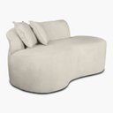 Ver imagem 6 de Sofá Orgânico 2 Lugares Curvo Feijão Design Elegante Suede