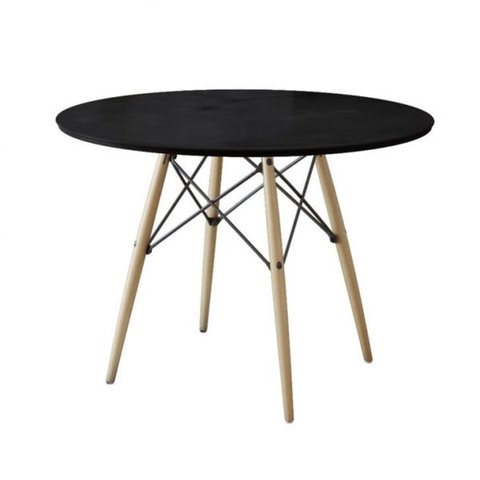 Mesa Eames Eiffel 90cm Preto