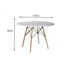 Ver imagem 2 de Mesa Eames Eiffel 110cm Branco