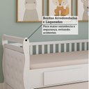 Ver imagem 6 de Bicama para Quarto Infantil com Capitonê 100% MDF Vicky Espresso Móveis Branco