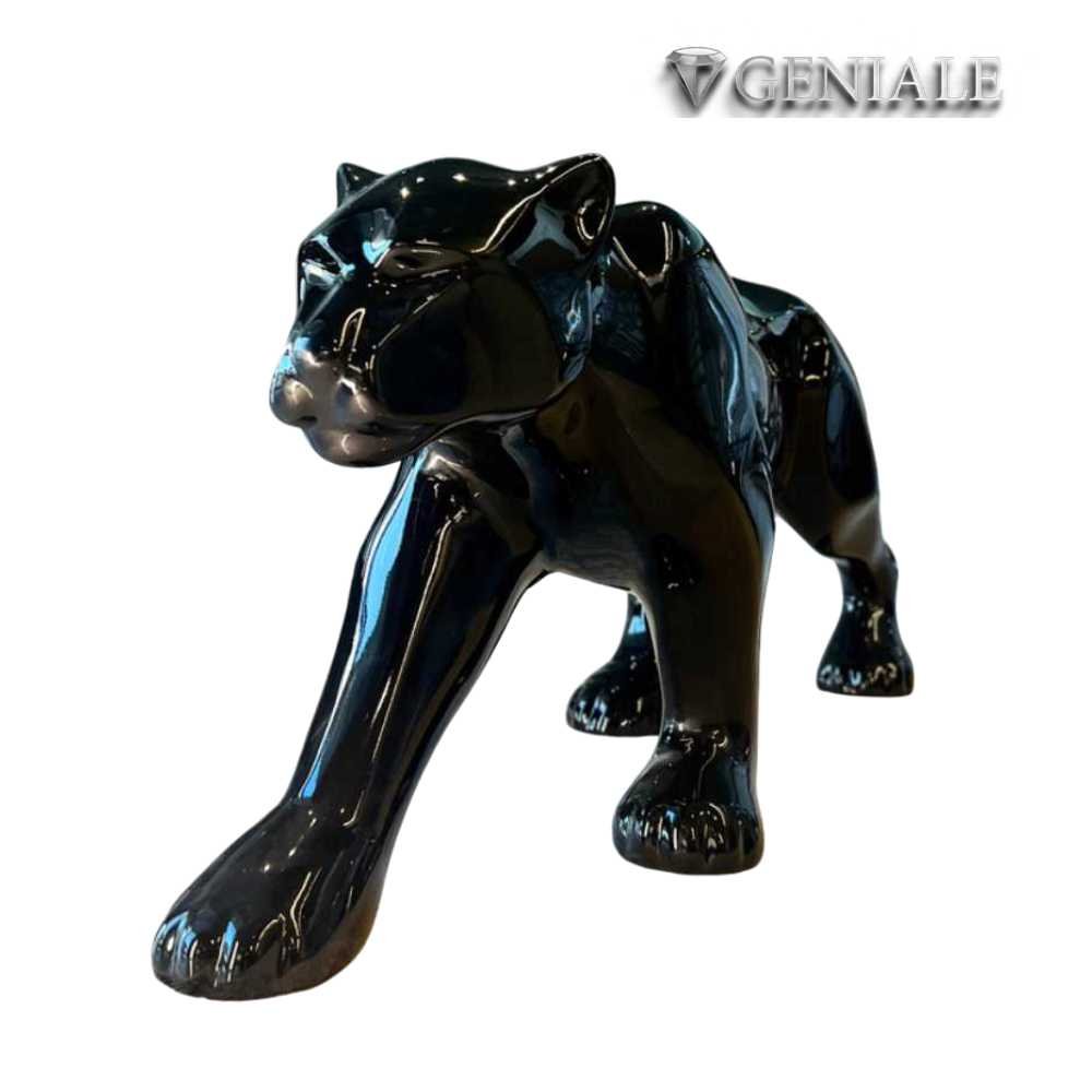 Escultura Geniale Jaguar Attacare – Acabamento Brilho - 2