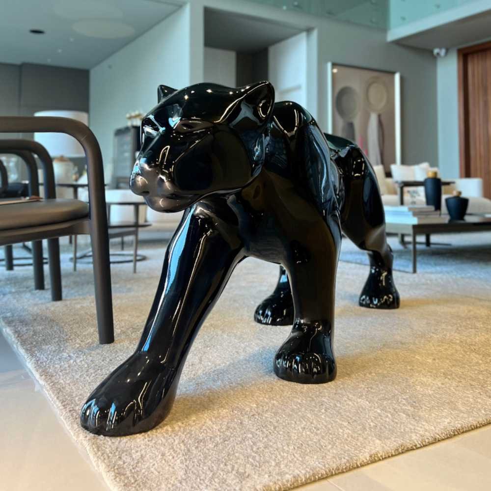 Escultura Geniale Jaguar Attacare – Acabamento Brilho - 5