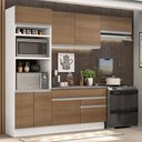 Ver imagem 1 de Armário de Cozinha Completa 270cm Branco/Rustic Glamy Madesa 14