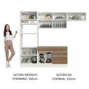 Ver imagem 6 de Armário de Cozinha Completa 270cm Branco/Rustic Glamy Madesa 14
