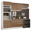 Ver imagem 3 de Armário de Cozinha Completa 270cm Branco/Rustic Glamy Madesa 14