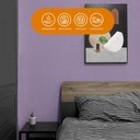 Ver imagem 2 de Papel de Parede Adesivo Lavavel Texturizado Casca Lilas