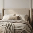 Ver imagem 3 de Cabeceira Estofada Queen 188cm Off White com Design Sofisticado
