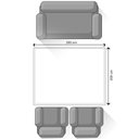 Ver imagem 1 de Tapete Retangular Sisal Aracaju Abstrato Niazitex 2,00Mx2,50M