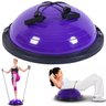 Bola Bosu Grande com Elastico Yoga Ginastica Alongamento Reabilitaçao Fisioterapia Academia Treino C - 1