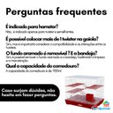 Ver imagem 2 de Gaiola Grande para Twister com 2 Andares e Comedouro:vermelho