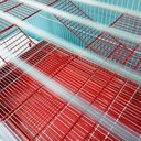 Ver imagem 5 de Gaiola Grande para Twister com 2 Andares e Comedouro:vermelho