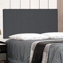 Ver imagem 4 de Cabeceira Painel Estofada Box Casal Queen 160cm Suede Cinza